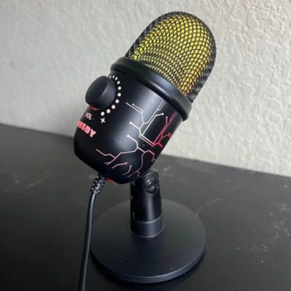 Gaming Microphone, USB Computer Microphone for PC, Mac, PS4/5